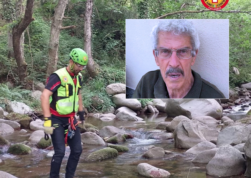 Scomparso in Sila da 4 giorni: angoscia per il 75enne Francesco Greco, ricerche estese al fiume Lese e aree impervie 213 Francesco Greco Scomparso in Sila
