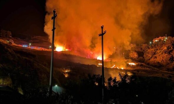 Incendi - rogo a cetraro esposti