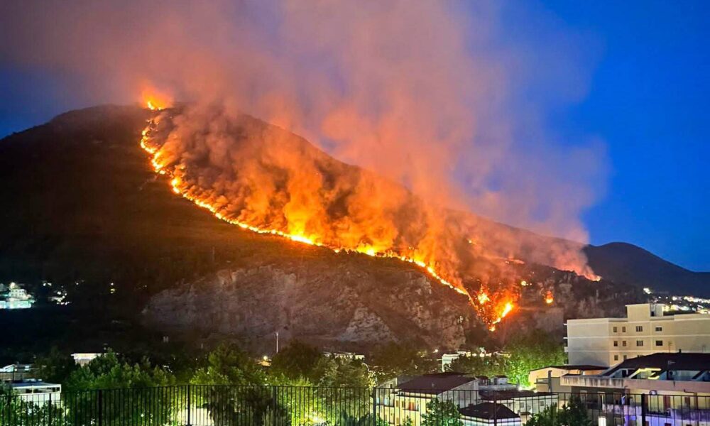Incendio Monte Vingiolo Praia a Mare 01