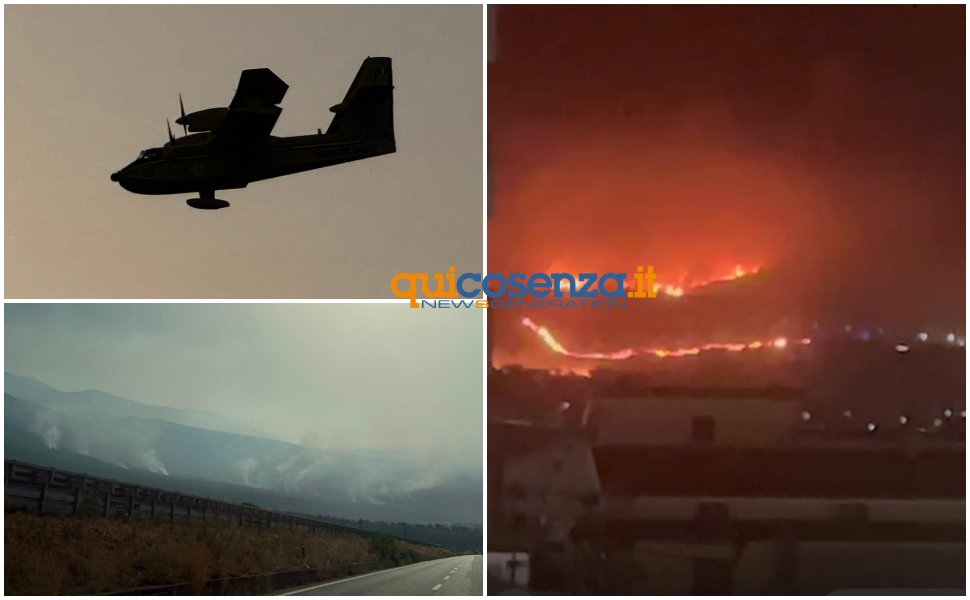 Il Pollino continua a bruciare, le fiamme del devastante incendio tra Castrovillari e Frascineto salgono verso le montagne - VIDEO 89 incendio-Pollino
