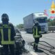 Paura sull'autostrada A2 per un incendio: auto in fiamme, illesi i passeggeri 52 Incendio_auto_A2
