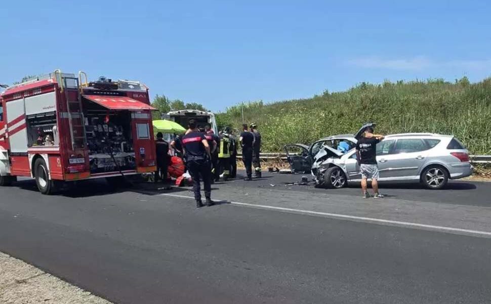 Incidente SP 17 bambino
