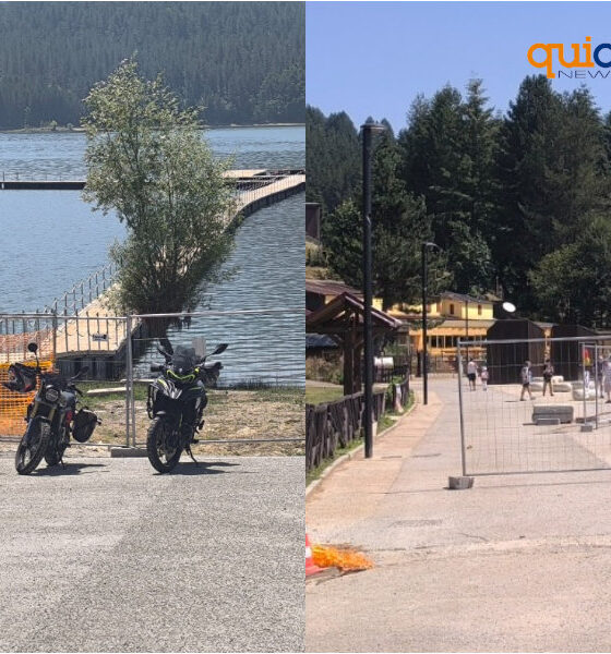 Lorica: lungolago e pontile ancora chiusi. Turisti delusi nel pieno dell'estate