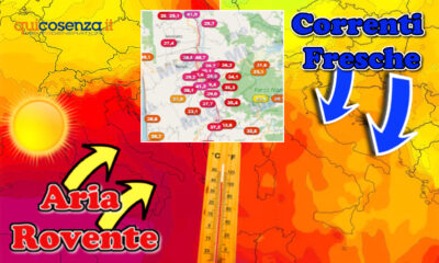 Meteo caldo africano Cosenza