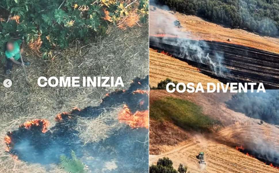 Occhiuto instagram video incendiari 02