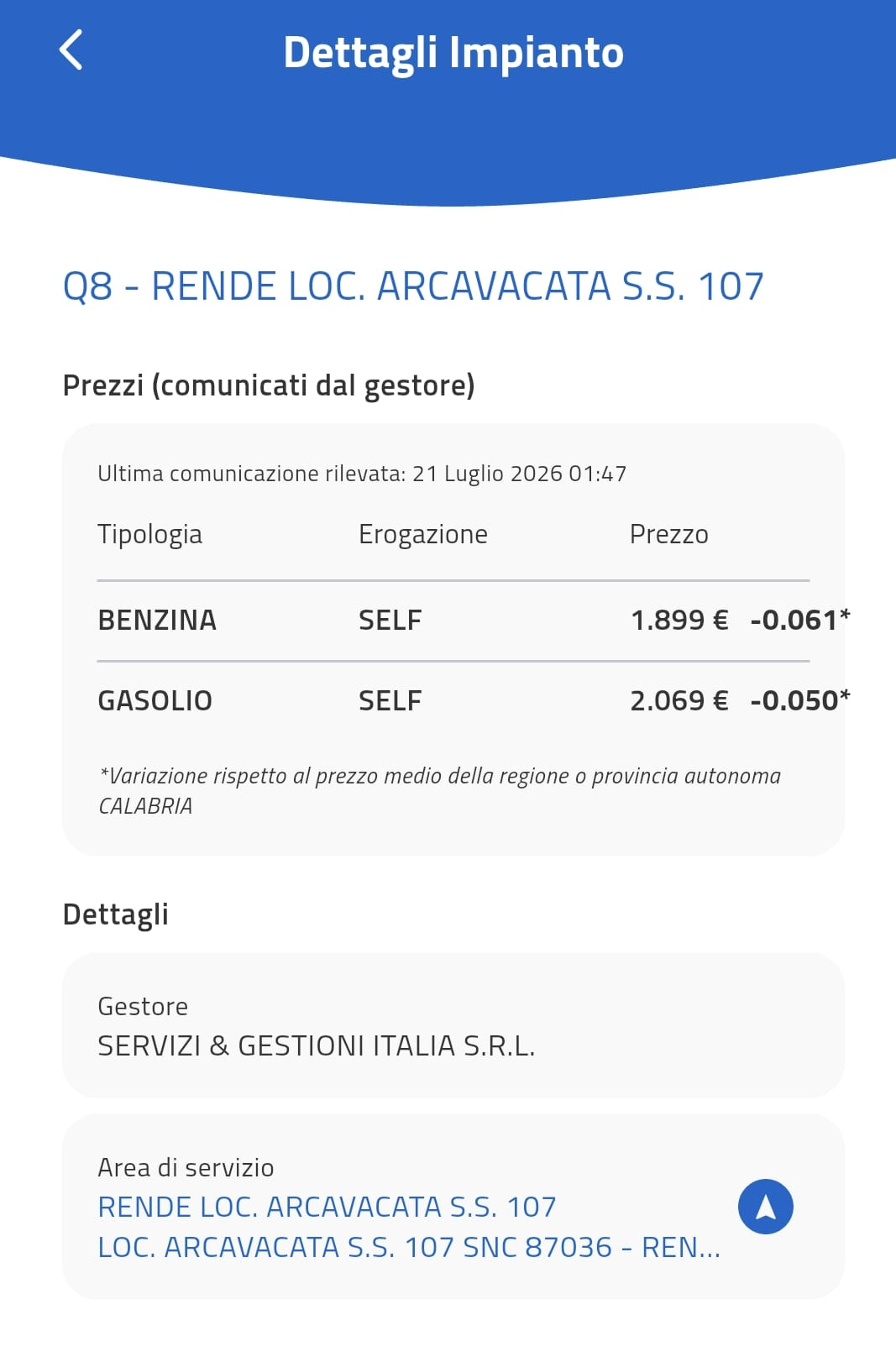 Carburanti alle stelle, diesel oltre i 2 euro. La nuova App Mimit "Osservaprezzi Carburanti" per risparmiare al distributore 52 App Mimit Osservaprezzi Carburanti