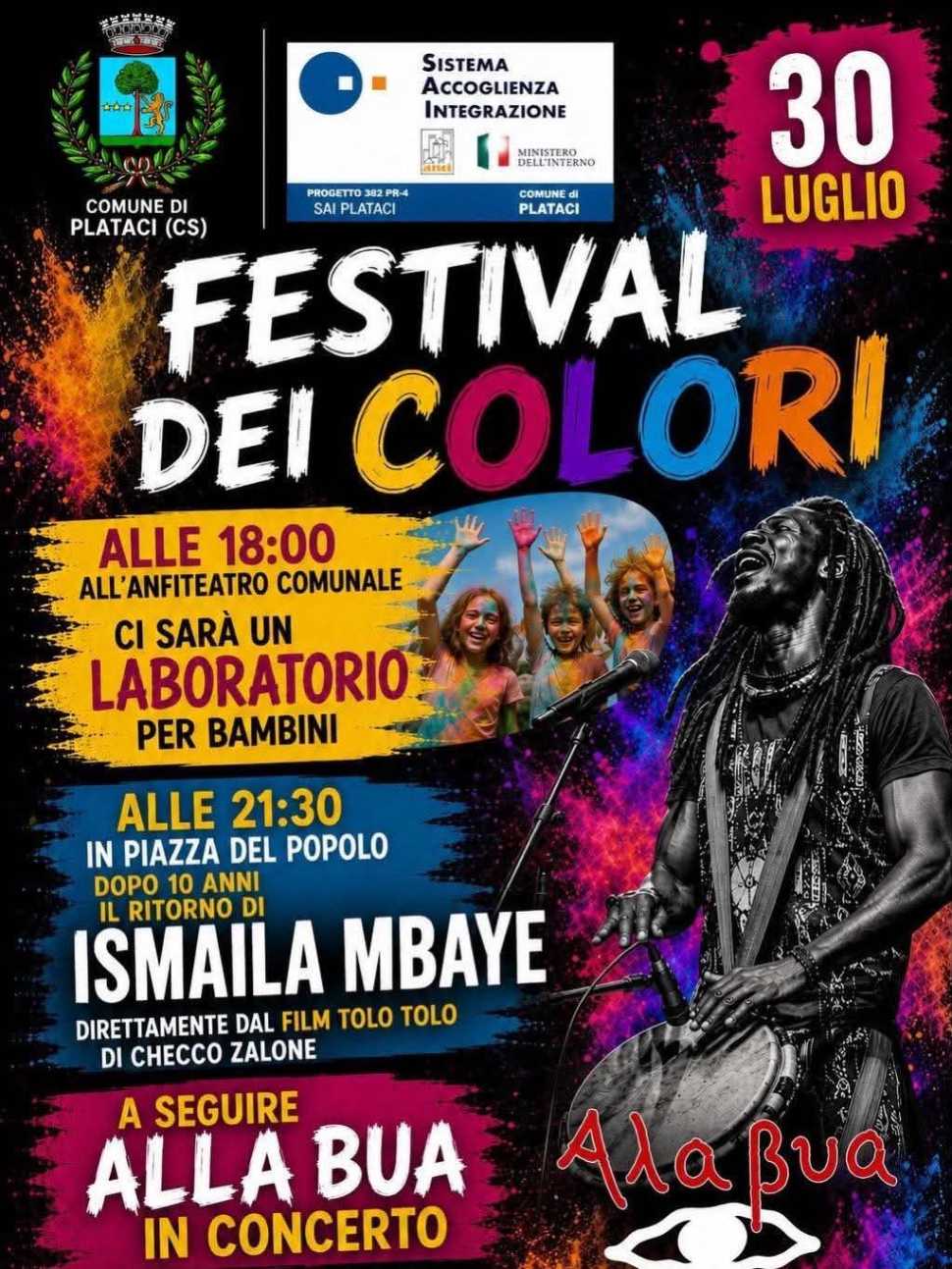 Plataci festival dei colori