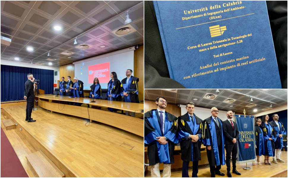 All'Unical la 1ª laurea in Tecnologie del Mare e della Navigazione, tra reef artificiali e Mediterraneo 52 Prima Laurea Tecnologie del Mare e della Navigazione Unical - Nocera 02