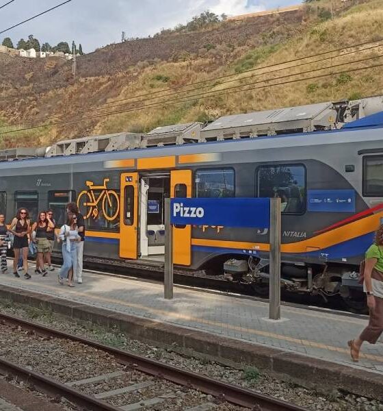 Scoprire la Calabria in treno: tre itinerari RailTour 2026 per il turismo sostenibile 56 RailTour itinerari turistici treno - Pizzo stazione