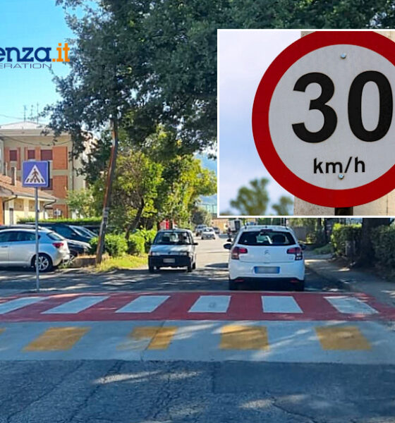 Rende limiti velocità 30 KM e dossi