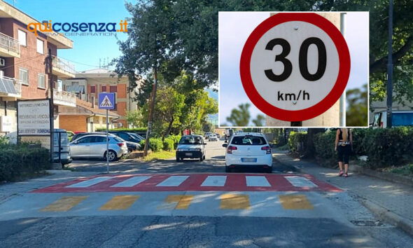 Rende limiti velocità 30 KM e dossi