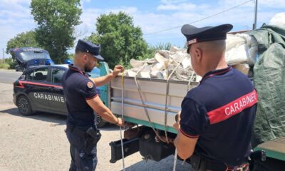 Rifiuti edili autocarro carabinieri 106