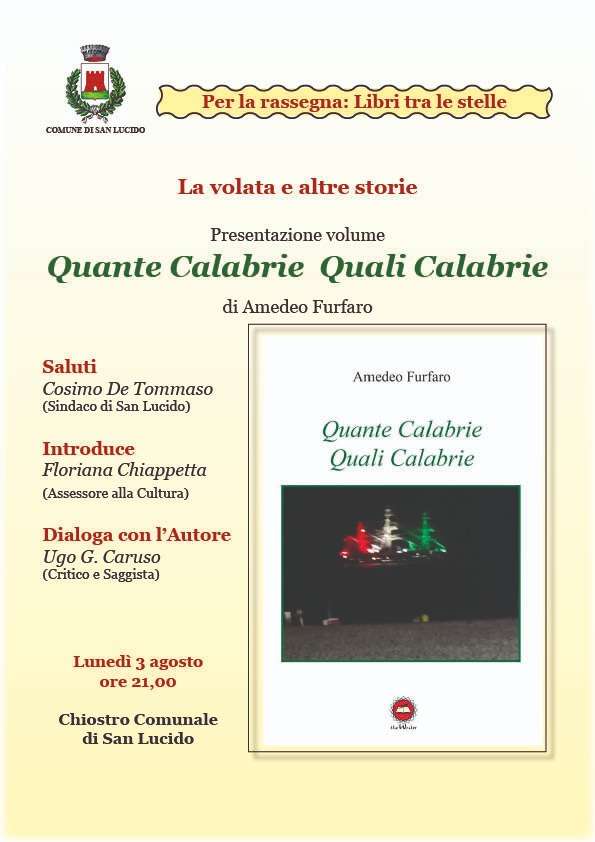 San Lucido: 300 pagine per raccontare "Quante Calabrie, Quali Calabrie", il libro di Amedeo Furfaro 53 San Lucido - Quante Calabrie, Quali Calabrie Amedeo Furfaro 02