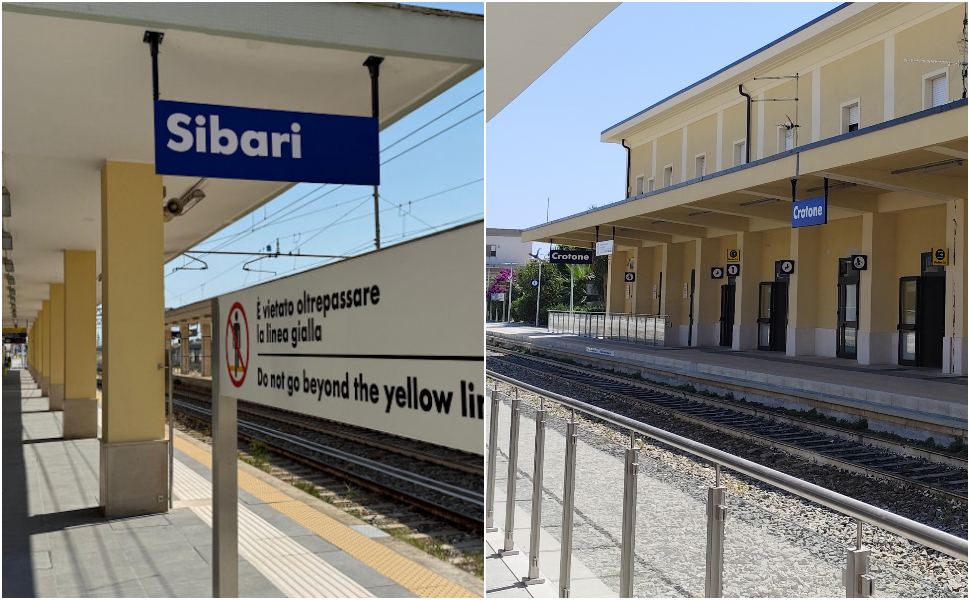 Ferrovie: riqualificate le stazioni di Crotone e Sibari. Nuovi ascensori, restyling, potenziamento merci e banchine UE 94 Stazioni ferroviarie sibari e crotone