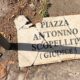 Targa scopelliti polistena danneggiata
