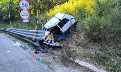 Terribile incidente Statale 107 Fago del Soldato