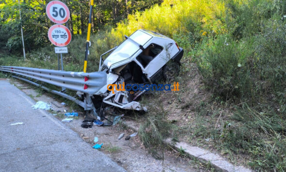 Terribile incidente Statale 107 Fago del Soldato