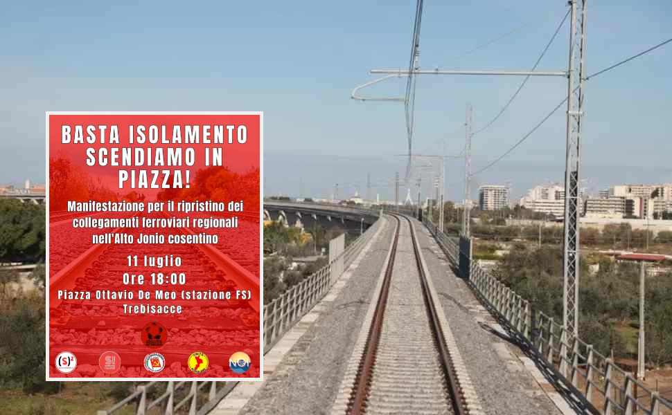 «Basta isolamento»: mobilitazione a Trebisacce per il ripristino dei treni nell'Alto Jonio 114 Trebisacce_manifestazioni_treni