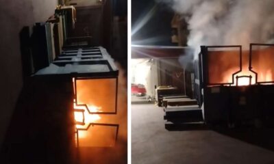 amantea incendio supermercato deposito rifiuti 01