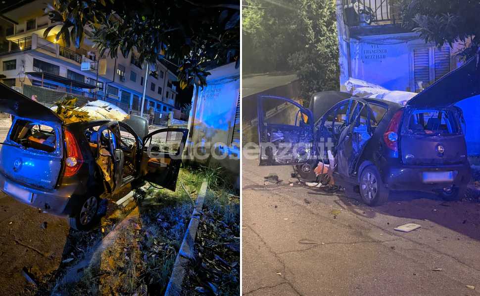Esplode auto a Cosenza