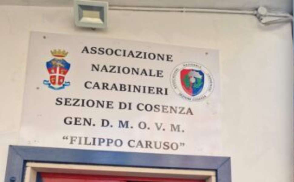 autostazione cosenza andrea gentile associazione carabinieri