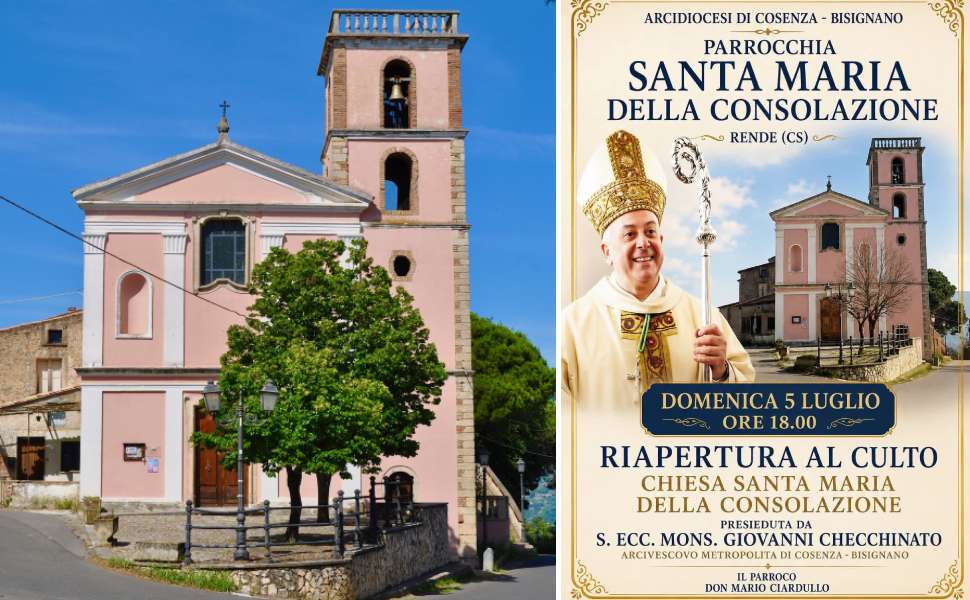 Rende: dopo 3 anni riapre la storica chiesa di Arcavacata, domani la cerimonia con l'Arcivescovo 52 chiesa Maria Santissima della Consolazione di Arcavacata 02