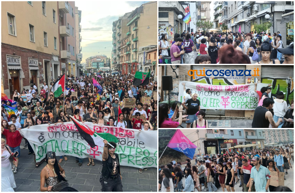 "Natru Pride", il corteo attraversa Cosenza: «un percorso di sensibilizzazione sui diritti nato dal basso» 51 Cosenza Natru Pride