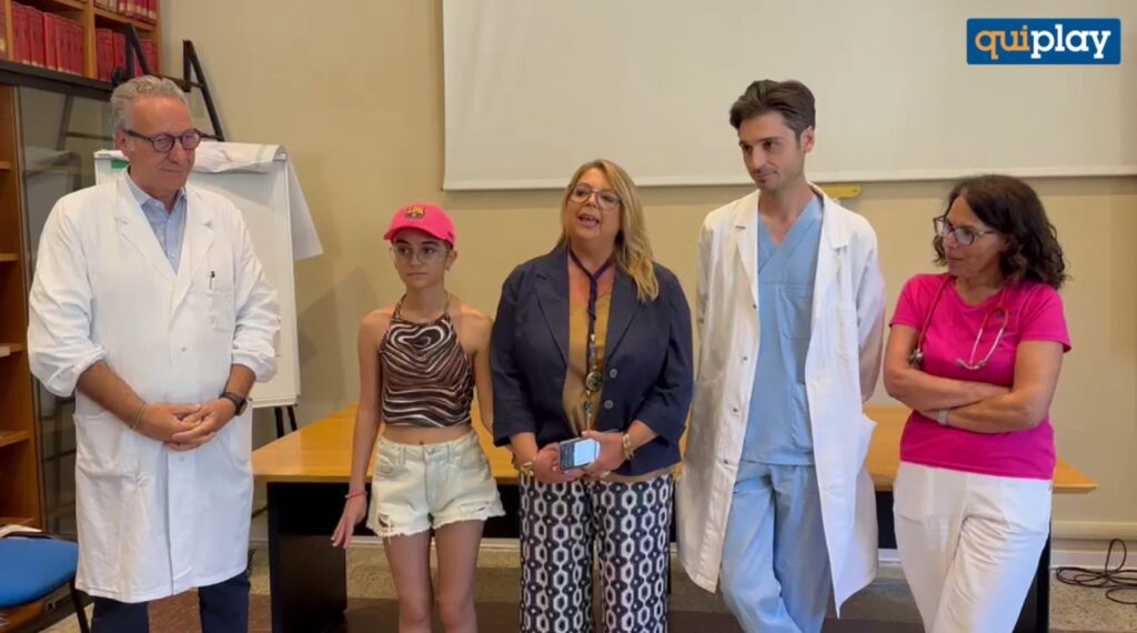 Cosenza: Francesca torna in ospedale per ringraziare i medici che le hanno salvato la vita