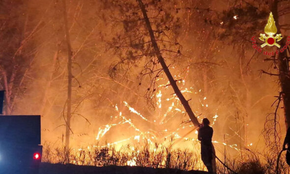 incendi calabria interventi