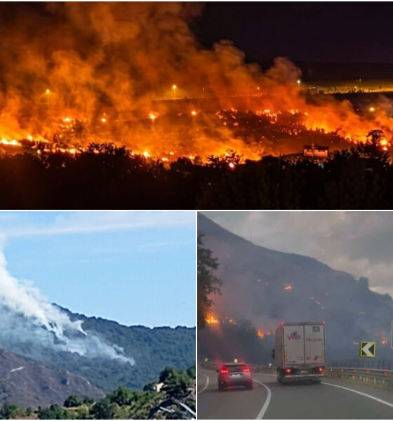 Incendi: 2 roghi devastano il Cosentino, canadair in azione a Tortora e fiamme a Paola 56 incendi tortora paola