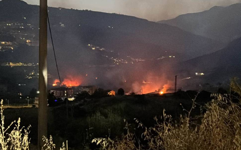 incendio cassano ionio