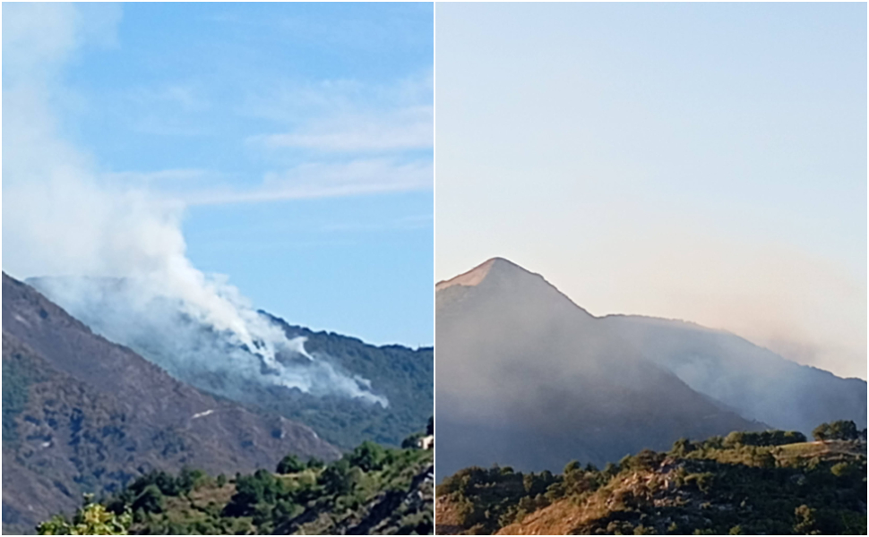 Incendi: 2 roghi devastano il Cosentino, canadair in azione a Tortora e fiamme a Paola 52 incendio pollino tortora