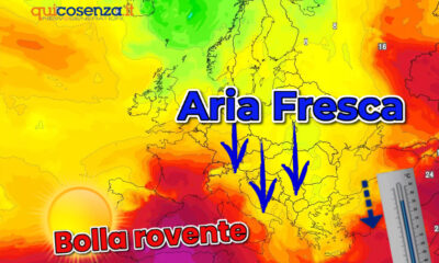 meteo fine caldo africano Calabria luglio 2026