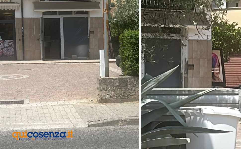 Notte di paura a Taverna di Montalto: ordigno contro un salone di parrucchiera 51 ordigno montalto salone parrucchiera 01