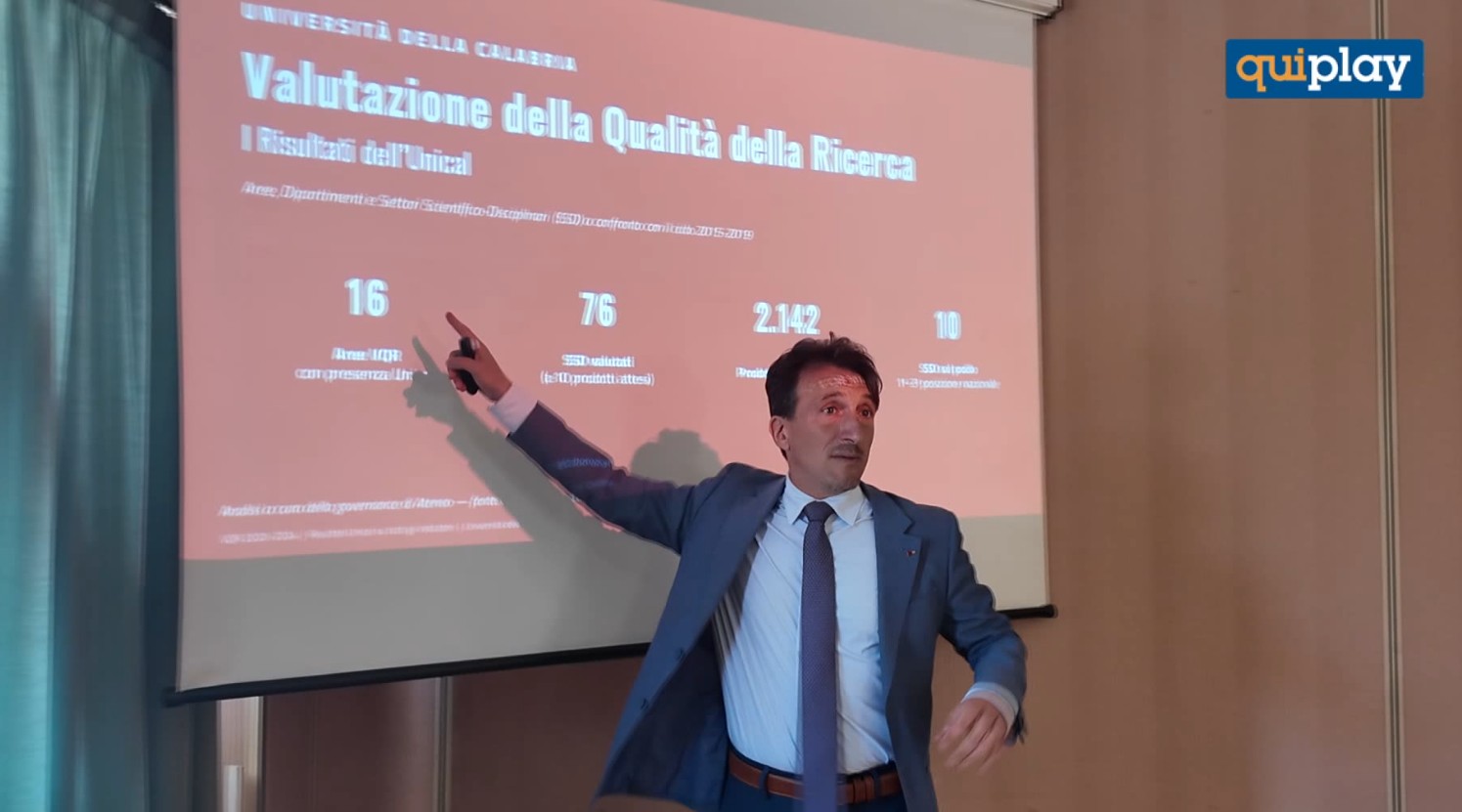 Università della Calabria, Il rettore Greco: "La VQR conferma la crescita della nostra ricerca" - VIDEO 51 Università della Calabria. Greco: "La VQR conferma la crescita della nostra ricerca"