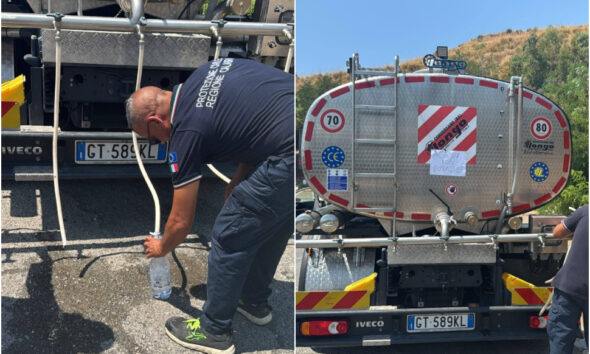 Autobotte acqua