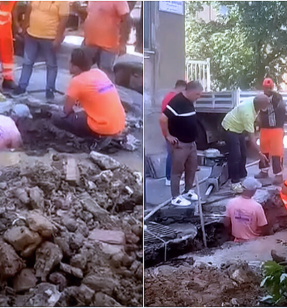 Cosenza, tornata l’acqua nei palazzi tra via Iannuzzi e Manlio Rossi. Erano rimasti a secco da domenica 56 Acqua perdita Cosenza riparata via Iannuzzi e Manlio Rossi