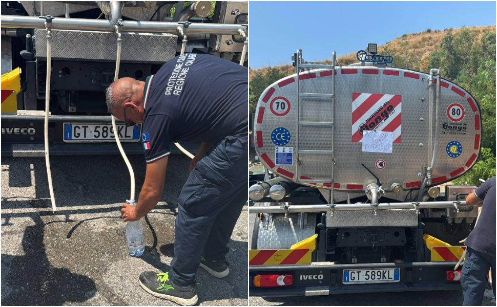 Autobotte acqua