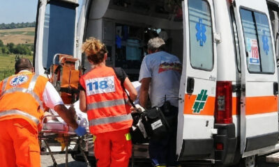 Ambulanza 118 gravissimo incidente statale 18