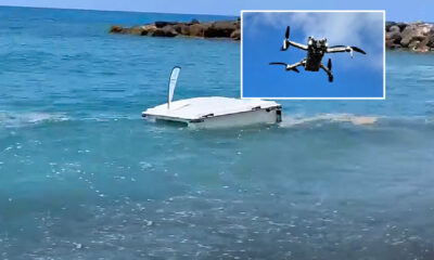 Arpacal Drone marino pulizia acqua mare in Calabria