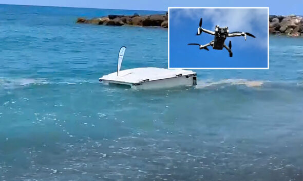 Arpacal Drone marino pulizia acqua mare in Calabria