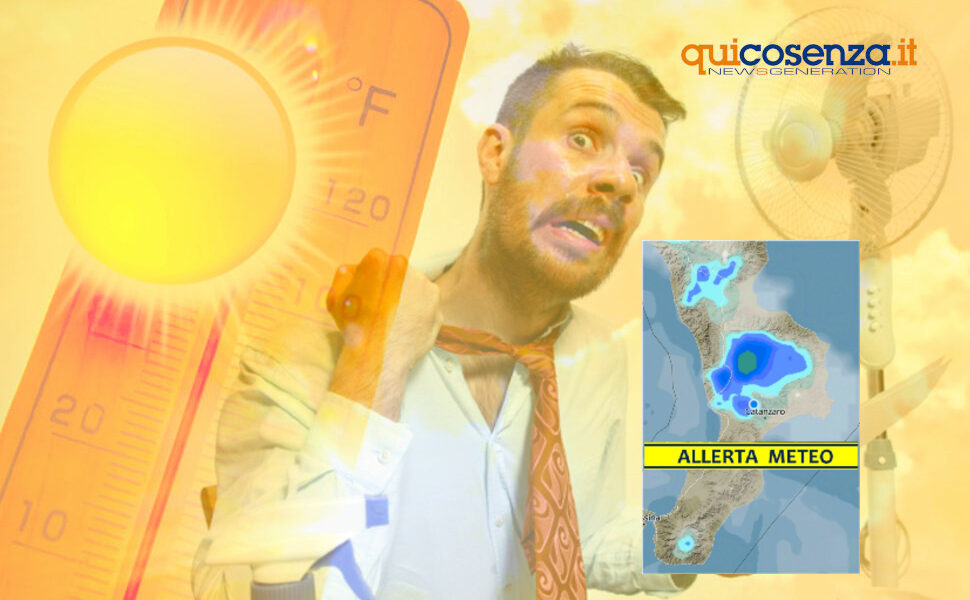 Caldo Africano Calabria e temporali agosto 2026