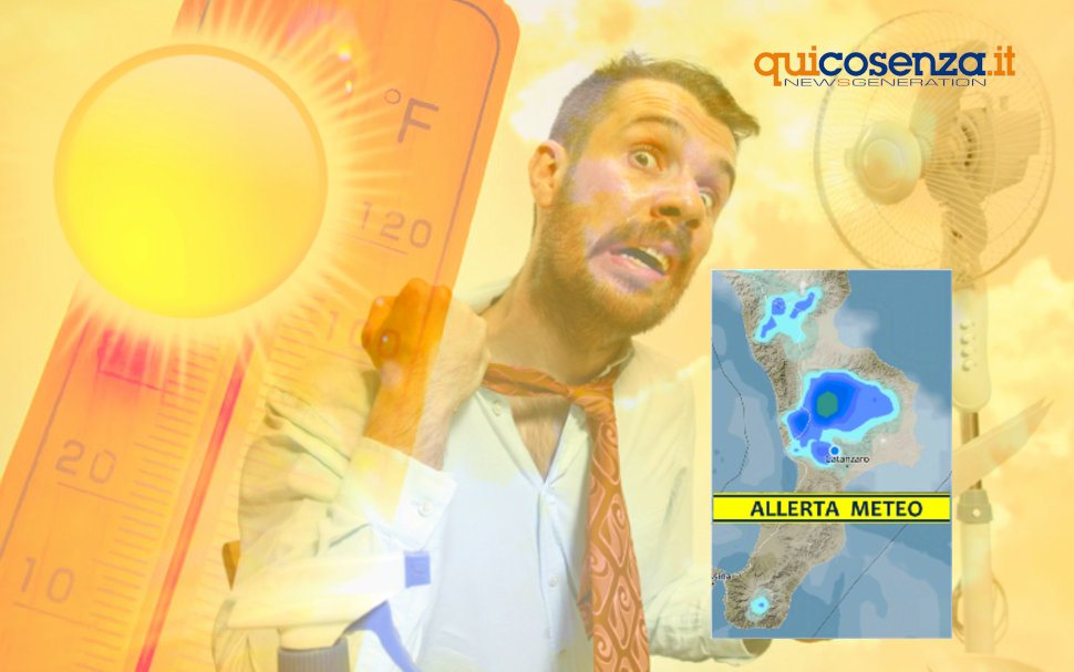 Caldo Africano Calabria e temporali agosto 2026