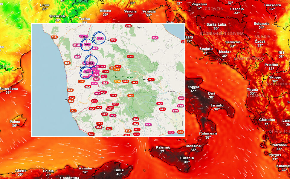 Caldo infernale Cosenza