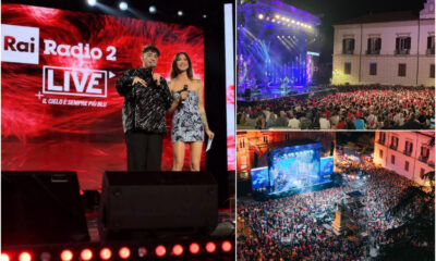 Cosenza Concerto Radio 2 Live Rai 2 mercoldì 5 agosto