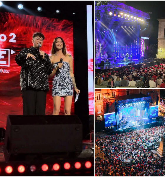 Cosenza Concerto Radio 2 Live Rai 2 mercoldì 5 agosto
