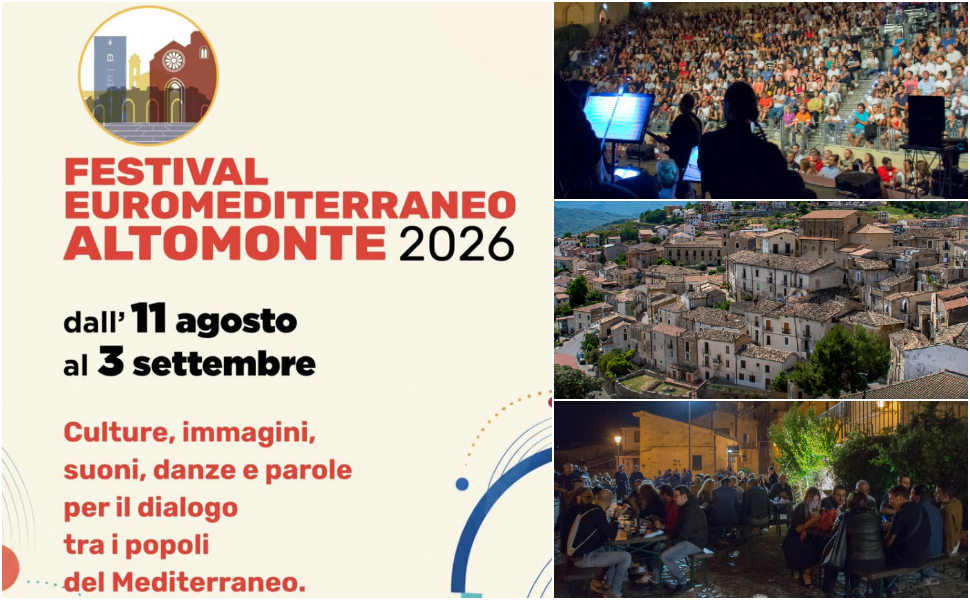 Altomonte, al via il Festival Euromediterraneo 2026 : la cultura torna a unire le due sponde del Mediterraneo 89 Festival Euromediterraneo Altomonte 2026