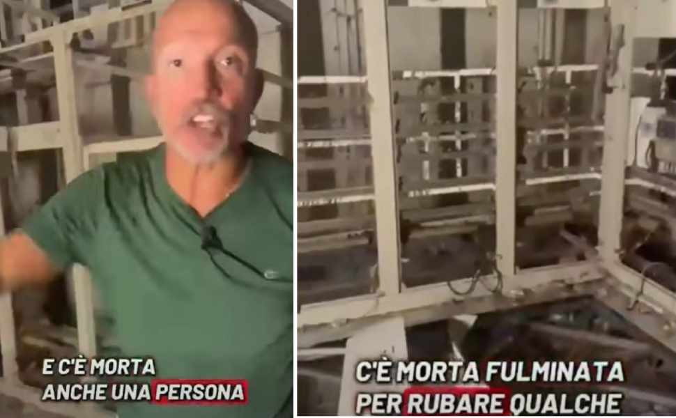Cosenza: lo sfogo dell'imprenditore Giancarlo Greco sulla sicurezza "10 furti, 10 denunce: ora basta" 53 Giancarlo Greco furto cavi elettrici 02