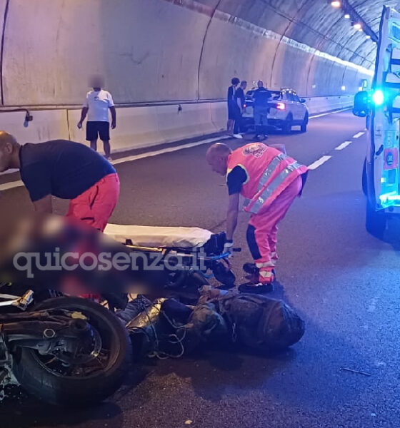 Incidente in galleria A2 Mormanno