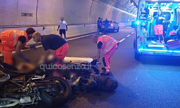 Incidente in galleria A2 Mormanno